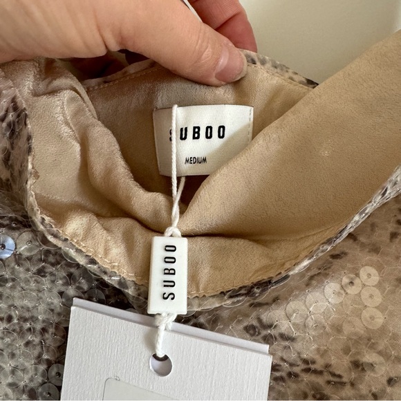 Suboo Australia Aquarius snakeskin mini dress medium - Picture 4 of 7